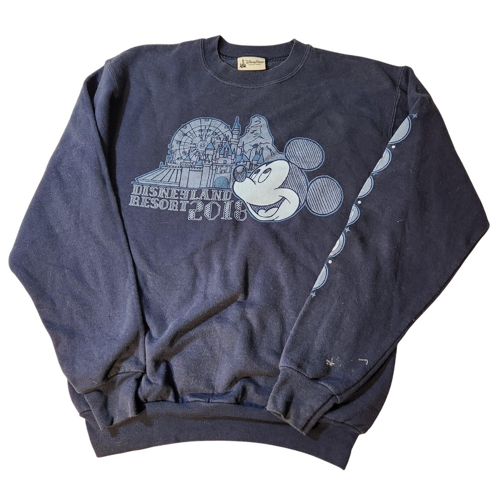 Disney Parks Disneyland Resort Sweatshirt Mens Small Mickey Mouse 2018 Pullover